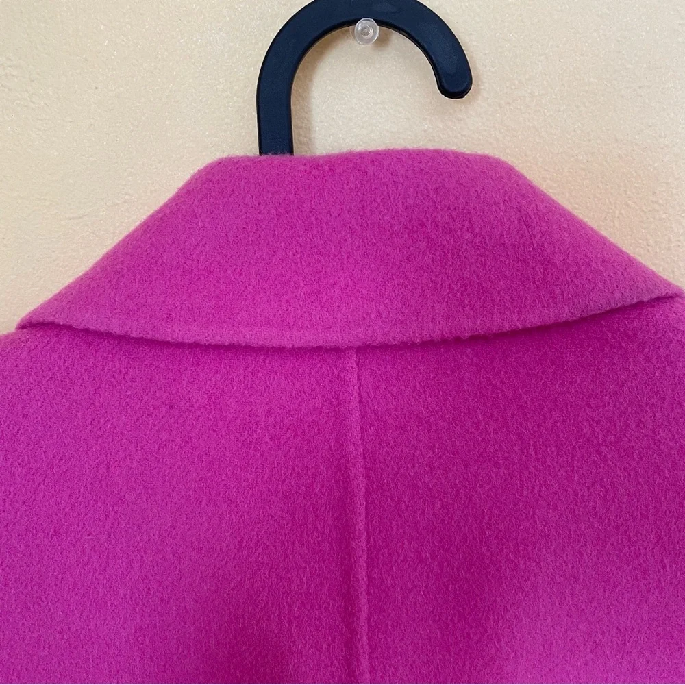 Dana Bachman Fuchsia Wool Jacket Sz-6 - Picture 8 of 8